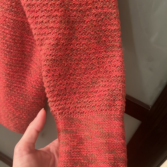 Nomadic Traders Orange Multi-colored Turtleneck Sweater - Picture 4 of 9